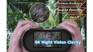 Upgrade Mini80 Digital Night Vision Binoculars with 4K Video Resolution 36MP photos