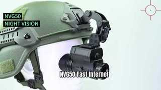 NVG502K Digital Night Vision Goggles, Helmet Mounted for Tactical, Hunting, PVS-14 Night Vision