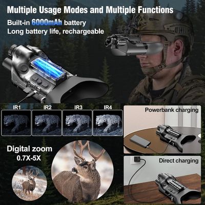 Night Vision Goggles Military Grade Rangefinder Night Vision Binocular 1200m