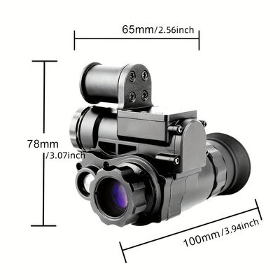 Digital Helmet Mounted Night Vision Binoculars Advanced Nighttime Surveillance Reconnaissance