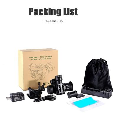 Digital Helmet Mounted Night Vision Binoculars Advanced Nighttime Surveillance Reconnaissance