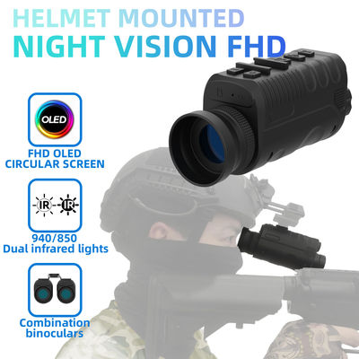 2K NVG Night Vision Goggles For Adults PVS 14 Helmet Mounted 4 Color Modes 4X