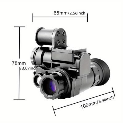 120x80x59mm Military Helmet Mounted Night Vision Goggles Wifi IR 1080p Hd