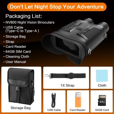 827g Long Distance 2k 1080p Night Vision And Infrared Goggles Thermal Camera Hunting