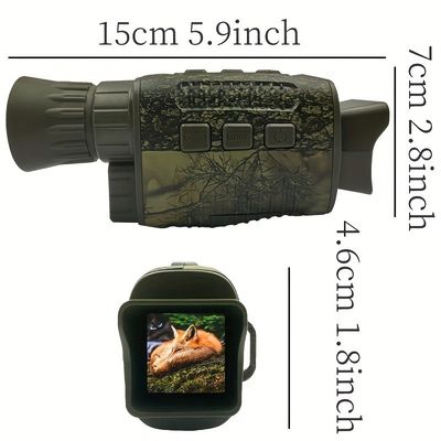 5x8 Ir Vision Optics Night Vision Binoculars Infrared Monocular Thermal 16gb Card