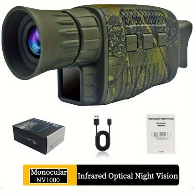 5x8 Ir Vision Optics Night Vision Binoculars Infrared Monocular Thermal 16gb Card