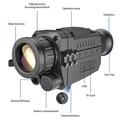 1280X1042 Night Vision Monocular Binoculars Goggles Glasses Patrol Adventure Security