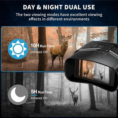 400m IR Distance 3 Inch Display Digital Night Vision Binoculars Surveillance Army Nvgs