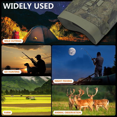 300m IR Infrared Digital Night Vision Binoculars 4K For Animal Observation