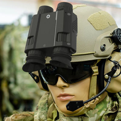 Infrared Ir Night Vision Binoculars 850nm 8X Digital HD Head Mounted For Helmet