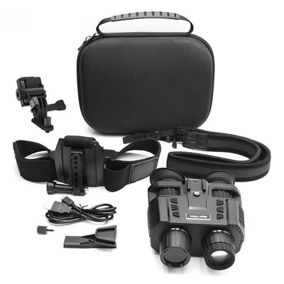 Infrared Ir Night Vision Binoculars 850nm 8X Digital HD Head Mounted For Helmet