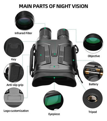 Military Issue Night Vision Goggles Nv800s 64g 800m Digital Telescope Hunting Binocular