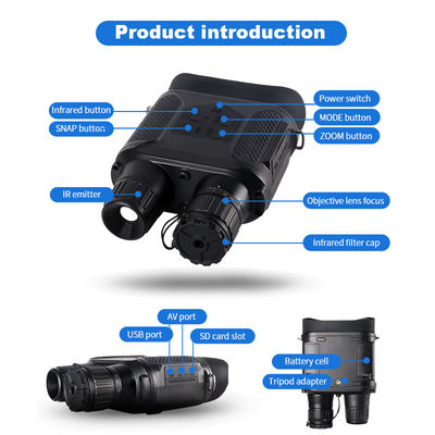 400M Full Dark Night Vision Binoculars Infrared For Hunting Infrared Night Goggles