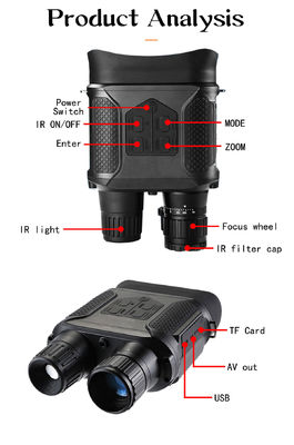 High Accuracy 7x Digital Zoom Infrared Night Vision Goggles for Outdoor Observation