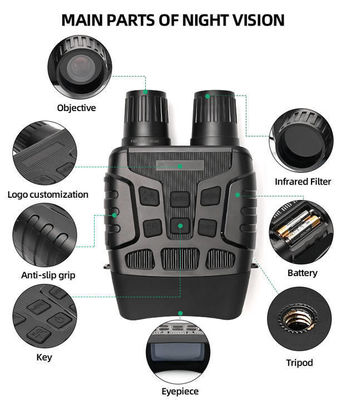 4X Magnification BINOCULAR Hunting Digital Camera with 720P IR Night Vision and 5X Zoom