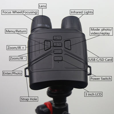 5x Optical Zoom Nv4000 Hunting Digital Night Vision Binoculars Camera Telescope Scope