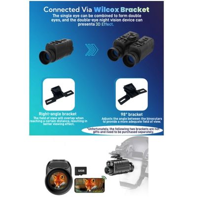 IR OLED 6X Digital Magnification Night Vision Goggles with 1X Optical Magnification