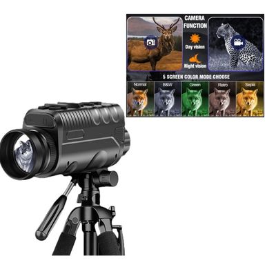 Night Vision Goggles 6X Digital Magnification Adjustable 34MM Objective Lens 854*480 Resolution