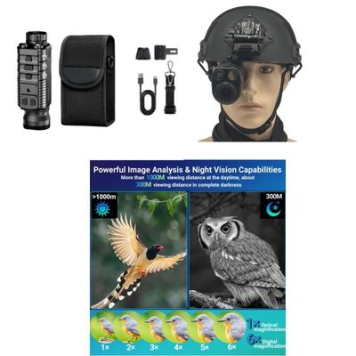 Civilian Night Vision Goggle TYPE C USB Rechargeable Lithium Battery 9million Resolution