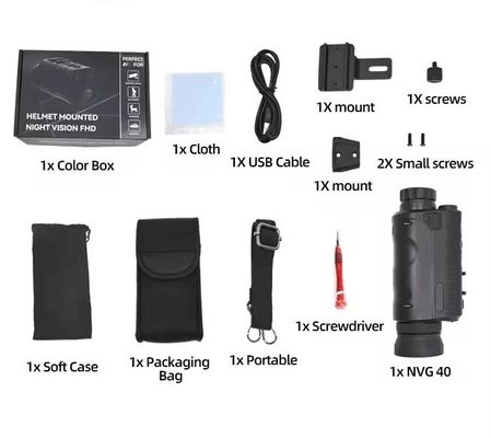 Civilian Night Vision Goggle TYPE C USB Rechargeable Lithium Battery 9million Resolution