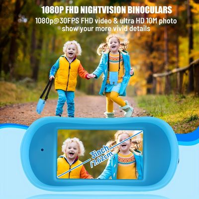 6X Ir Infrared Night Vision Binoculars 9 Million Pixels 4032x2268 Resolution 854x480 Display