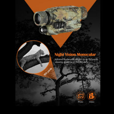 5X optical magnification Night Vision Monocular for Outdoor Wildlife Observation