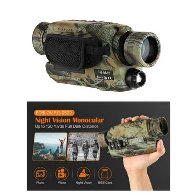 5X optical magnification Night Vision Monocular for Outdoor Wildlife Observation