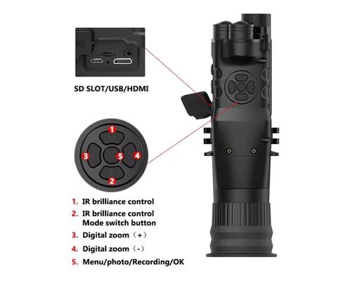 IR High Definition NV789 color night vision scope clip on scope night vision hunting