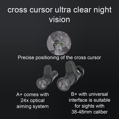 Monocular Crossing Cursor Digital Night-Visions Device Infrared Day Night Use Night-Visions Device 500M Full Black Viewing Distance 4X Digital Night-Visions Device