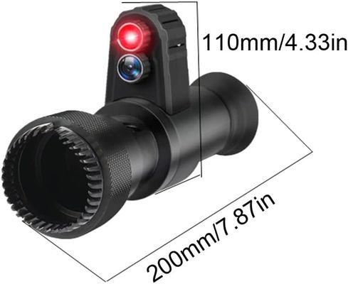 Monocular Crossing Cursor Digital Night-Visions Device Infrared Day Night Use Night-Visions Device 500M Full Black Viewing Distance 4X Digital Night-Visions Device
