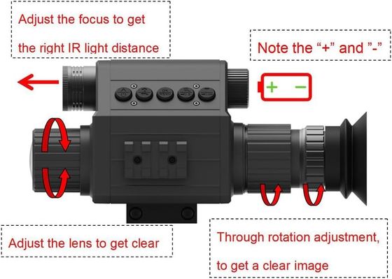 M5 Digital 1080P Day &amp; Night Vision Rifle Scope Hunting Monocular Camera with 850 or 940nm IR (M5-50-IR940-GP)