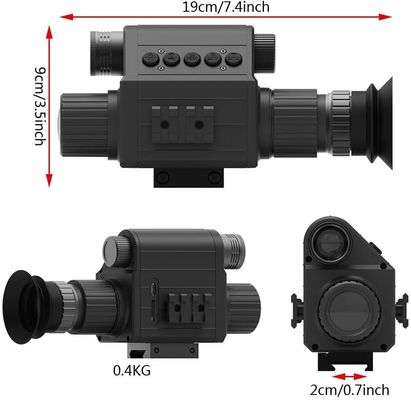M5 Digital 1080P Day &amp; Night Vision Rifle Scope Hunting Monocular Camera with 850 or 940nm IR (M5-50-IR940-GP)