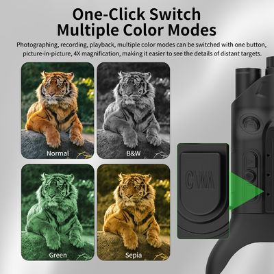 Cross Auxiliary Line Night Vision Binoculars with Infrared Illumination Visible Range 1.5m-300m and 3″ LCD Display