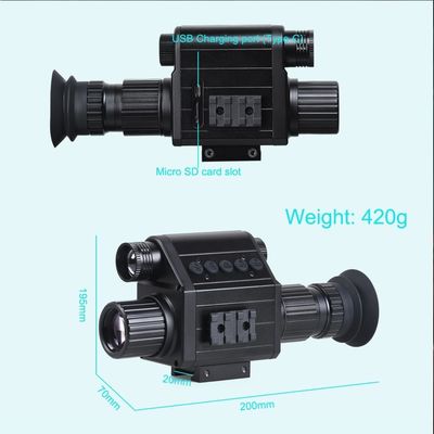 M5 Night Vision Scope, Infrared Digital Night Vision Monocular FHD 1080P Hunting Surveillance in Total Darkness, 32GB Memory Card for Photo and Video Storage