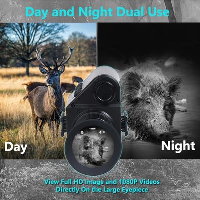 M5 Night Vision Scope, Infrared Digital Night Vision Monocular FHD 1080P Hunting Surveillance in Total Darkness, 32GB Memory Card for Photo and Video Storage