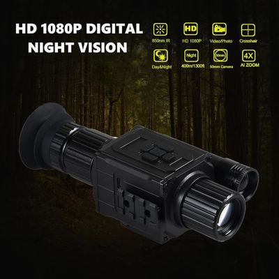 Digital Night Vision Monocular HD 1080P Infrared Night Vision Scope with 5X AI Zoom Video Recording, Hunting Night Vision Camera for Surveillance & Wildlife Observation