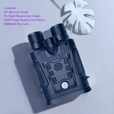 4K/40MP Recording with Electronic Compass & Weather-Resistant IP54 Design