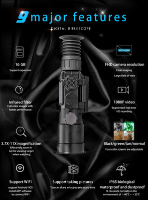 Thermal Sight for Hunting Thermal Monocular 5X CMOS 850nm Infrared