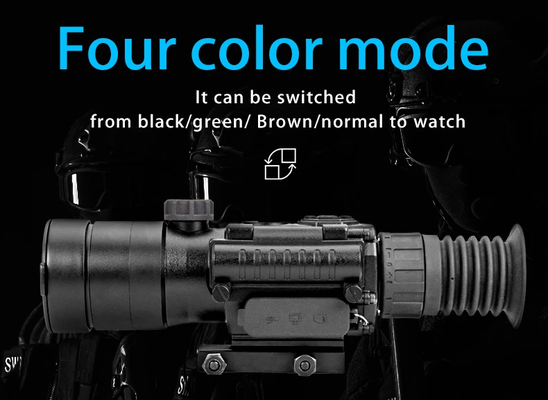 Thermal rifle scope long range range finder for day/ night hunting 850nm IR