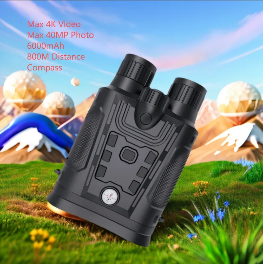 Mini90 Night Vision Camera with 6X Optical Zoom 4K Video Resolution and ...