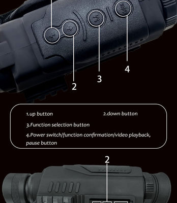 6X Digital Night Vision Monocular with Full Color Display and 200m ...